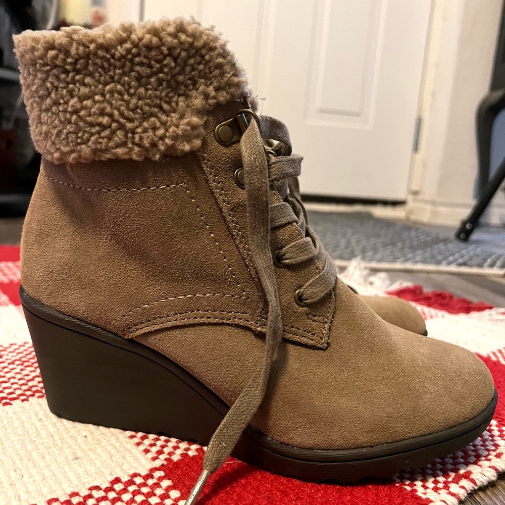 Wedge Heel ladies booties in size 8